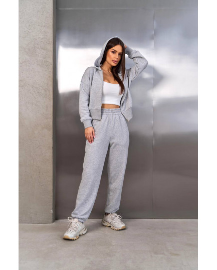 0809 спортивний костюм на блискавці з капюшоном зі штанами на резинці