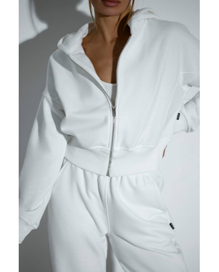 0809 спортивний костюм на блискавці з капюшоном зі штанами на резинці
