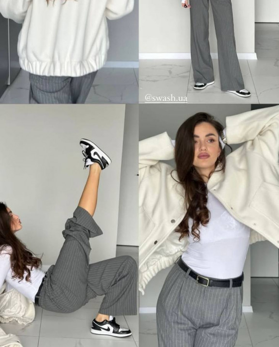 0705 спортивний костюм на флісі кофта на блискавці з капюшоном зі штанами на резинці