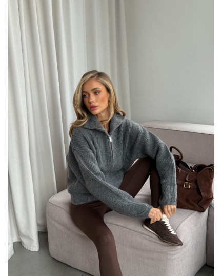 105 Кардиган в’язаний на блискавці