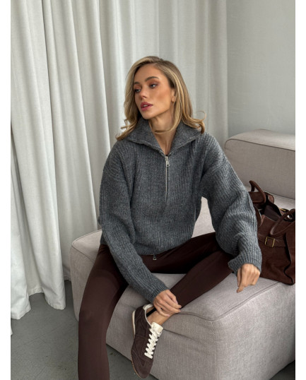 105 Кардиган в’язаний на блискавці