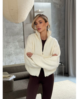 105 Кардиган в’язаний на блискавці