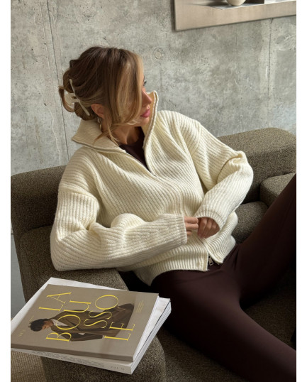 105 Кардиган в’язаний на блискавці