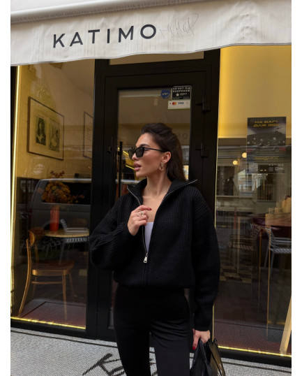 105 Кардиган в’язаний на блискавці 