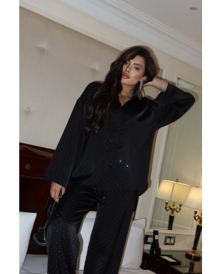 107 Домашній костюм зі стразами