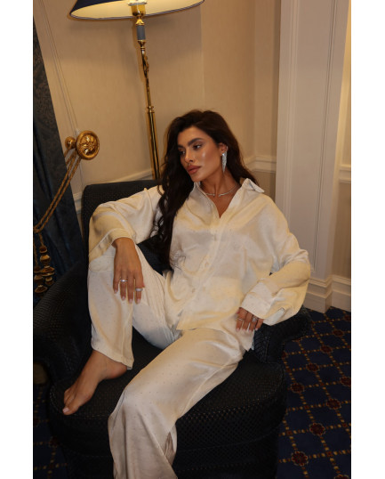 107 Домашній костюм зі стразами