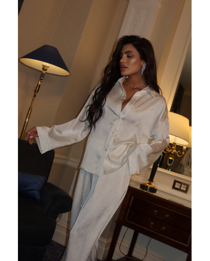 107 Домашній костюм зі стразами