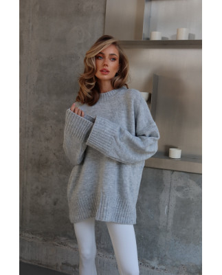 109 Светр в’язаний з акцентним коміром