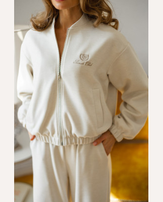 121 Спортивний костюм з бавовни на підкладці з вишивкою