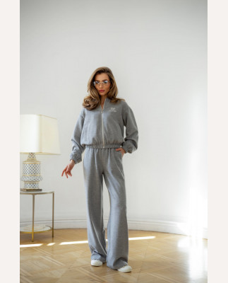 121 Спортивний костюм з бавовни на підкладці з вишивкою