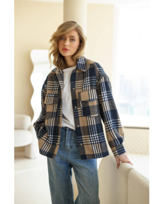 16 сорочка у клітинку байкова на кнопках 16 сорочка у клітинку байкова на кнопках