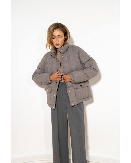 18/1 куртка пухова Кашемірова на кнопках