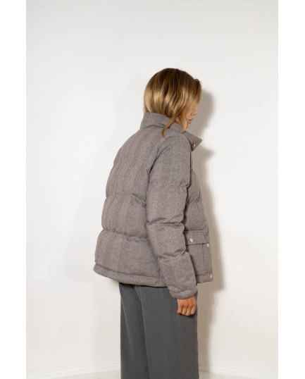 18/1 куртка пухова Кашемірова на кнопках