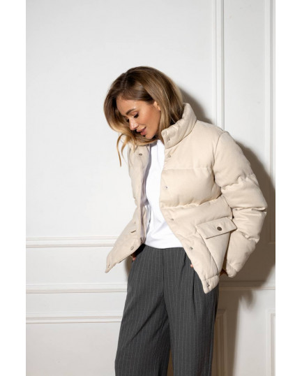 18/1 куртка пухова Кашемірова на кнопках