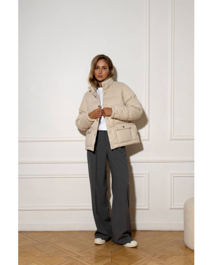 18/1 куртка пухова Кашемірова на кнопках