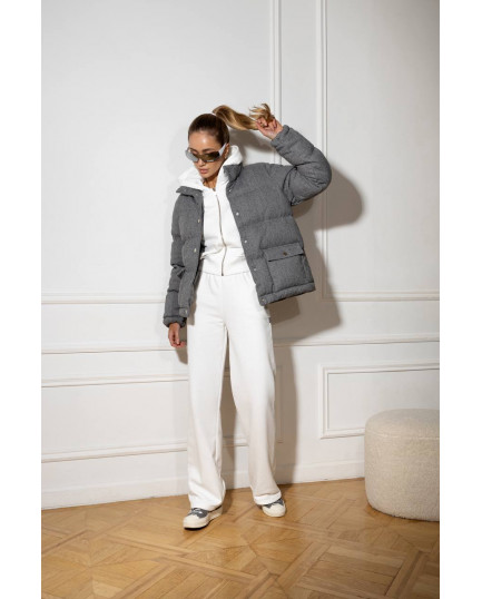 18/1 куртка пухова Кашемірова на кнопках