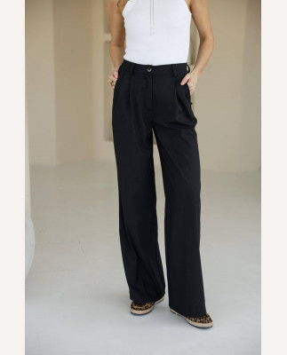 22 Брюки палаццо на резинці 