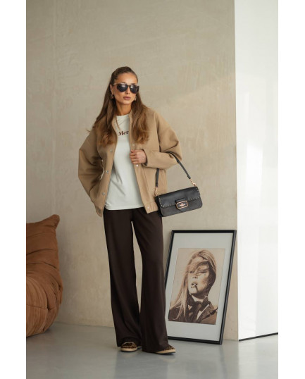 26 Бомбер Кашеміровий на кнопках