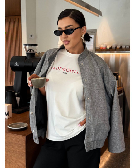 26 Бомбер Кашеміровий на кнопках