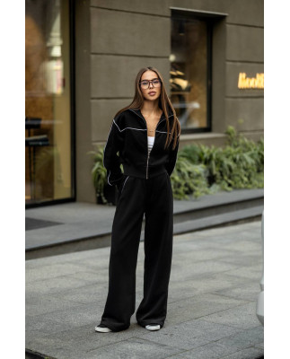 55 Костюм із трьохнитки з кантом 55 Костюм із трьохнитки з кантом