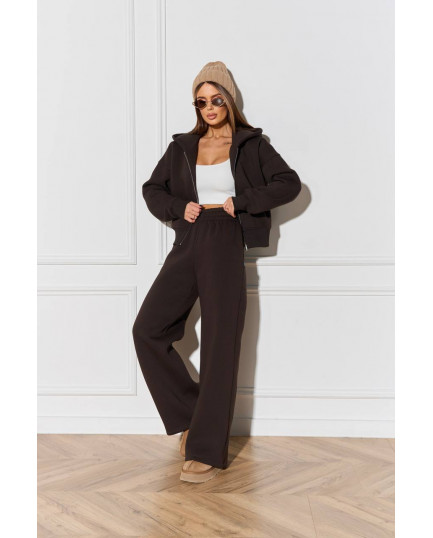 7 Спортивний костюм на флісі з довгою блискавкою з капюшоном