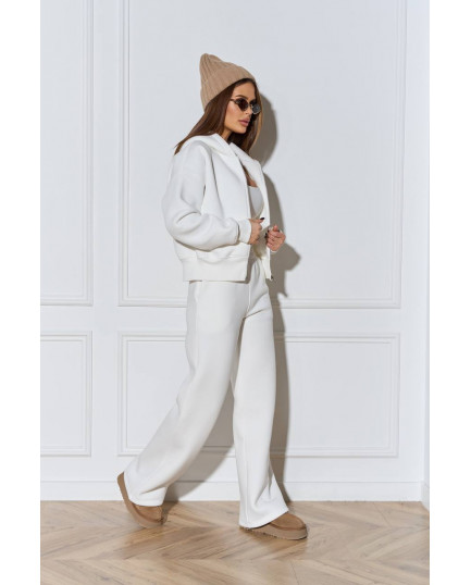 7 Спортивний костюм на флісі з довгою блискавкою з капюшоном