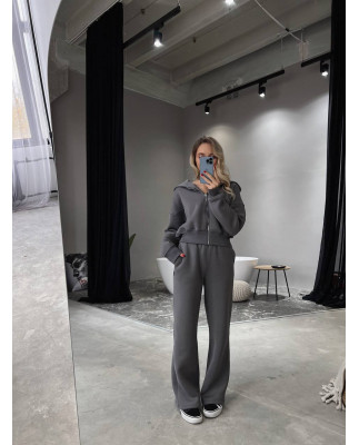 7 Спортивний костюм на флісі з довгою блискавкою з капюшоном 7 Спортивний костюм на флісі з довгою блискавкою з капюшоном