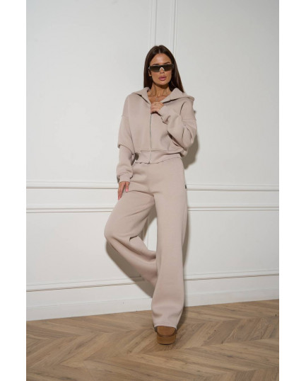 7 Спортивний костюм на флісі з довгою блискавкою з капюшоном