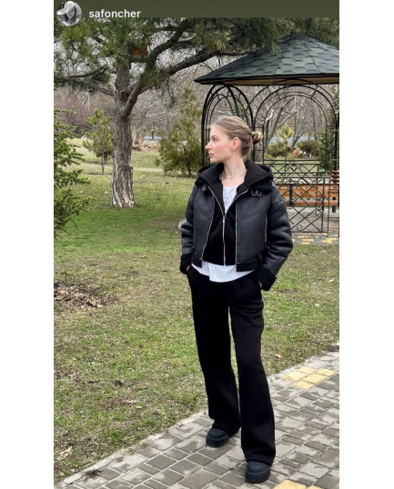 7 Спортивний костюм на флісі з довгою блискавкою з капюшоном