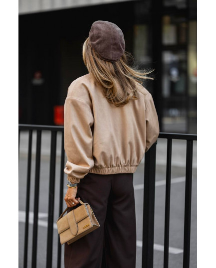 88 Бомбер з замши