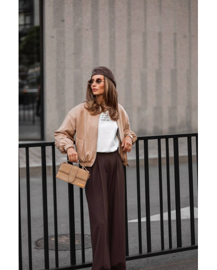 88 Бомбер з замши