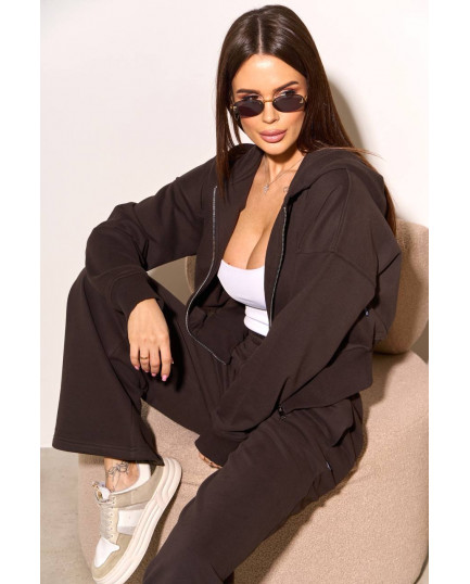 9 Спортивний костюм із довгою блискавкою з капюшоном