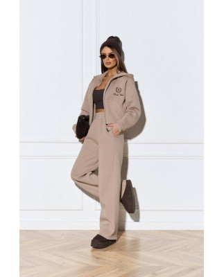 94/1 Спортивний костюм на флісі з капюшоном та вишивкою 94/1 Спортивний костюм на флісі з капюшоном та вишивкою