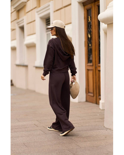 94 Спортивний костюм з трьохнитки з капюшоном та вишивкою