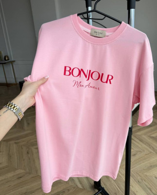 29 футболка рожева Bonjour