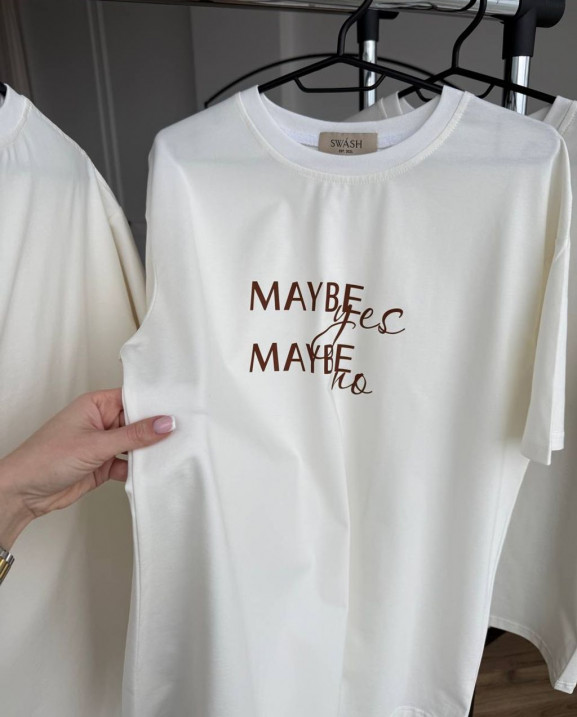 29 футболка молочна maybe yes