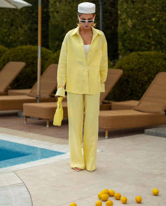 34/1 костюм лляний зі штанами