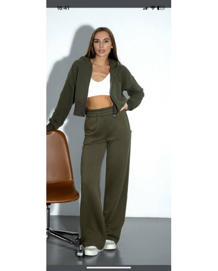 9 Спортивний костюм із довгою блискавкою з капюшоном