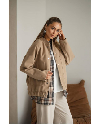 26 Бомбер Кашеміровий на кнопках