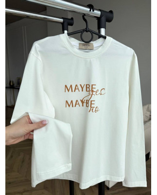 71 лонгслів молочний maybe yes 71 лонгслів молочний maybe yes