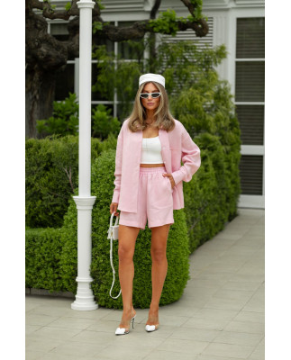 34 костюм льняний із шортами