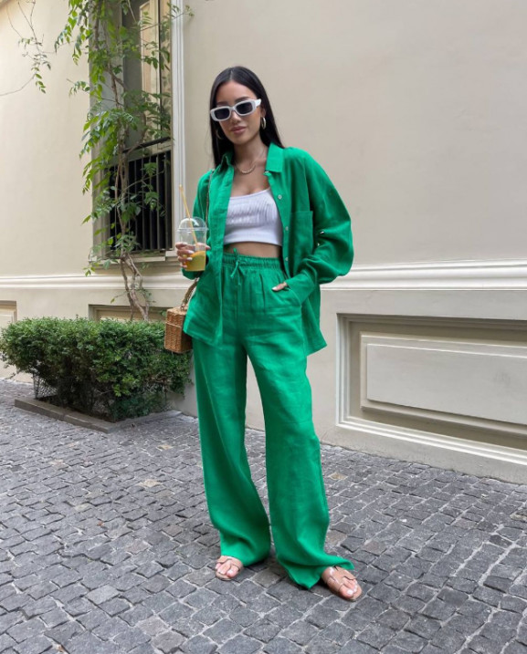 34/1 костюм лляний зі штанами