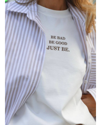 29 футболка молочна Be bad 29 футболка молочна Be bad