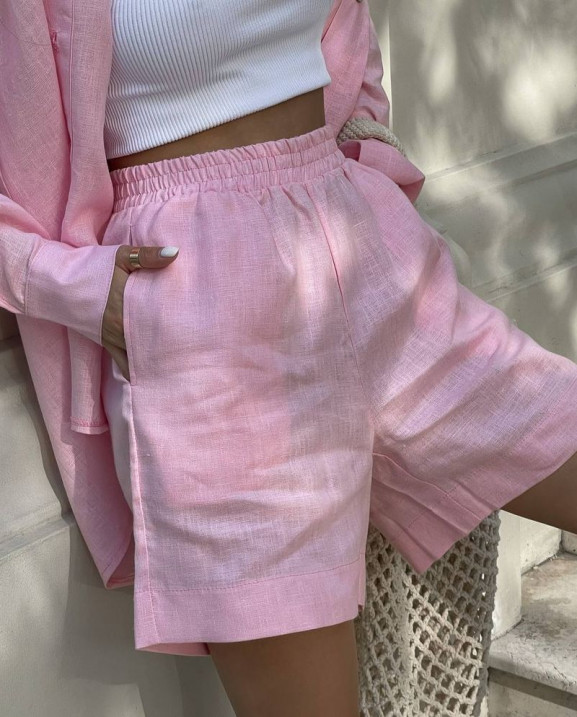 Шорти льняні Sale