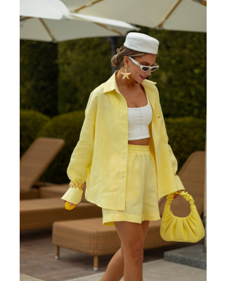 34 костюм льняний із шортами