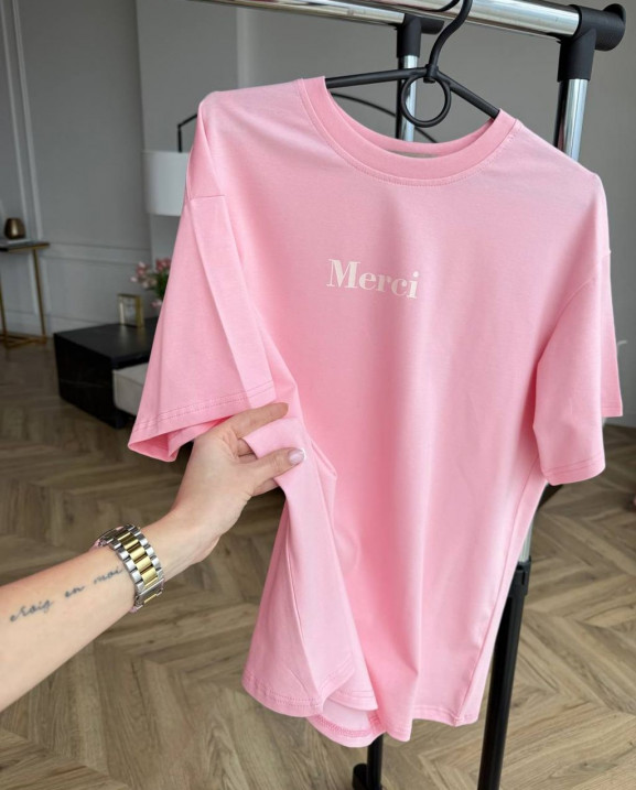 29 футболка рожева Merci