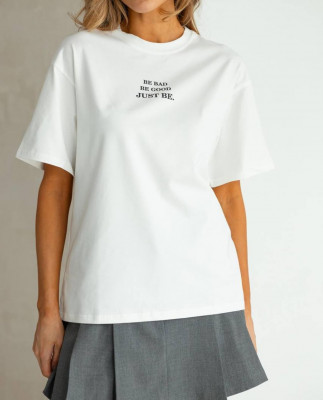 29 футболка молочна Be bad