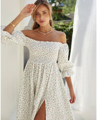 33 сукня міді муслінова на резинці