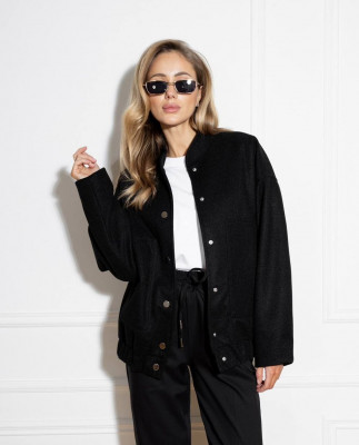 26 Бомбер кашеміровий на кнопках