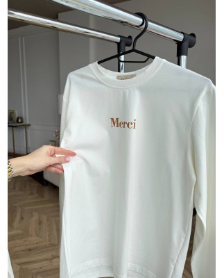 71 лонгслів молочний merci 71 лонгслів молочний merci